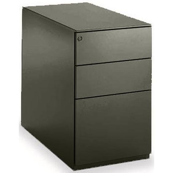 Caisson métal hauteur bureau Universal 3 tiroirs - P. 80 cm - Noir