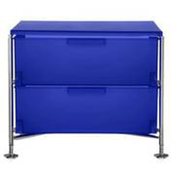 Caisson Mobil 2 - bleu cobalt - avec pied