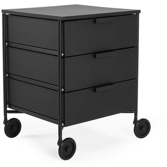 Caisson Mobil 3 Mat - avec roulettes - noir
