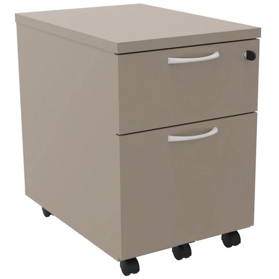 Caisson mobile 2 tiroirs L.42 x P.58 x H.60 cm - Argile