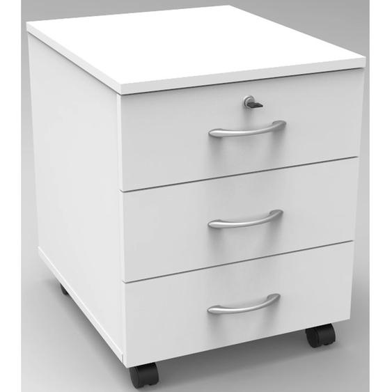 Caisson mobile Bois Starting - 3 tiroirs - Blanc