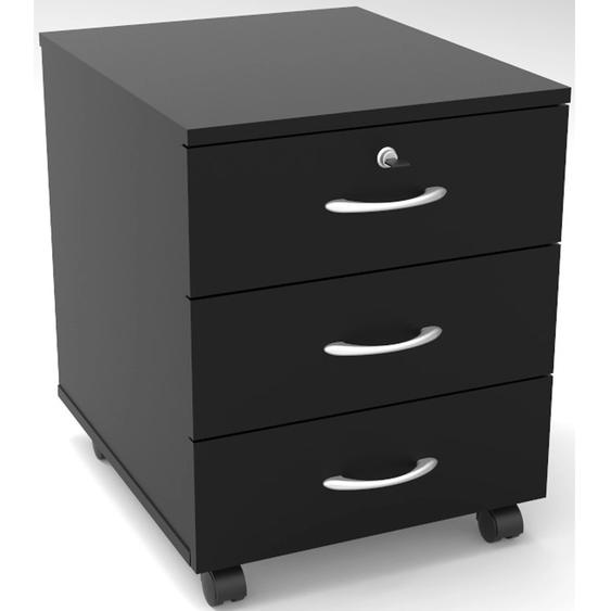 Caisson mobile Bois Starting - 3 tiroirs - Noir