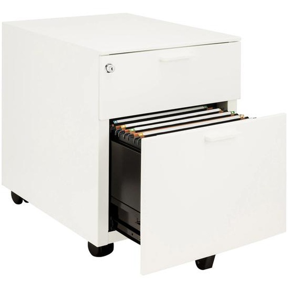 Caisson mobile Casting - 2 tiroirs - Blanc