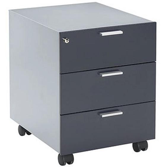 Caisson mobile Casting - 3 tiroirs - Aluminium - façade Anthracite