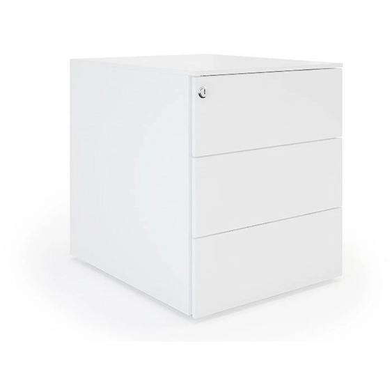 Caisson mobile métal Pro Design - 3 tiroirs - Blanc