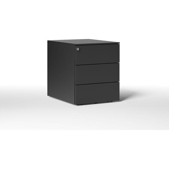 Caisson mobile métal Pro Design - 3 tiroirs - Noir