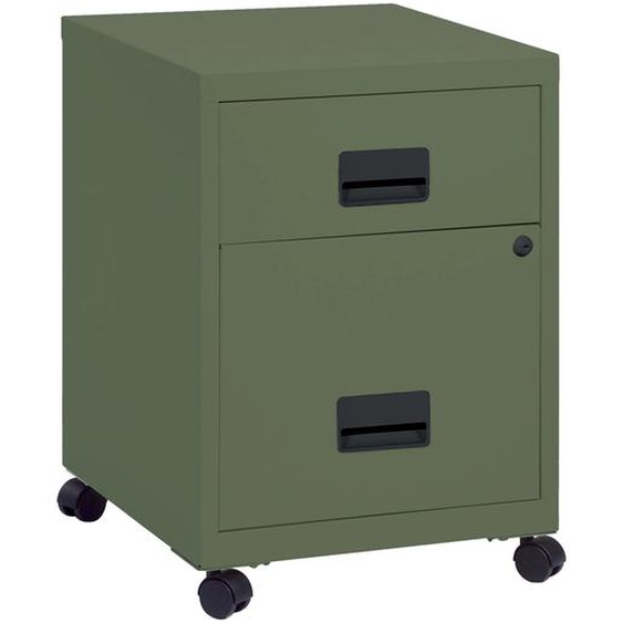 Caisson mobile Pratic - 2 tiroirs - Vert