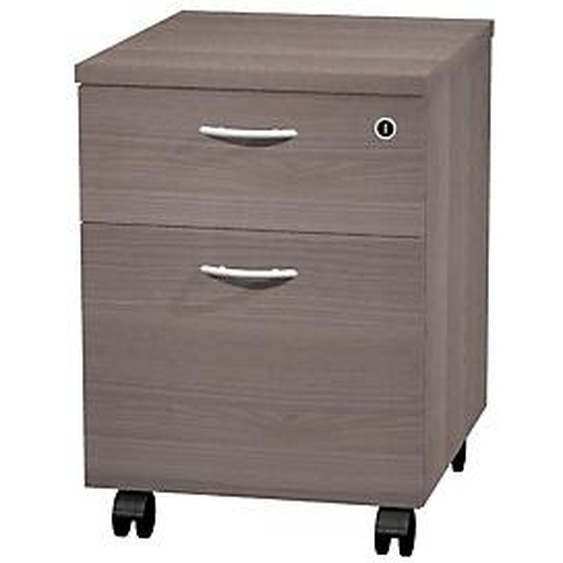 Caisson mobile Pronto - L.43 x P.42 x H.60 cm - 2 tiroirs - Cendre