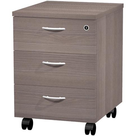 Caisson mobile Pronto - L.43 x P.42 x H.60 cm - 3 tiroirs - Cendre