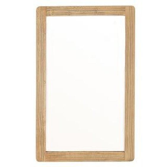 CALI  Miroir en hévéa massif rectangulaire 50x80 cm