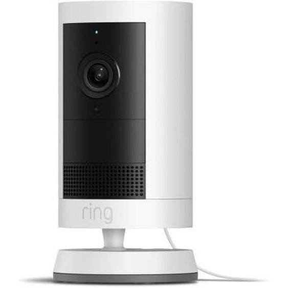 Caméra RING Cam Plus - Plug-in - Blanche
