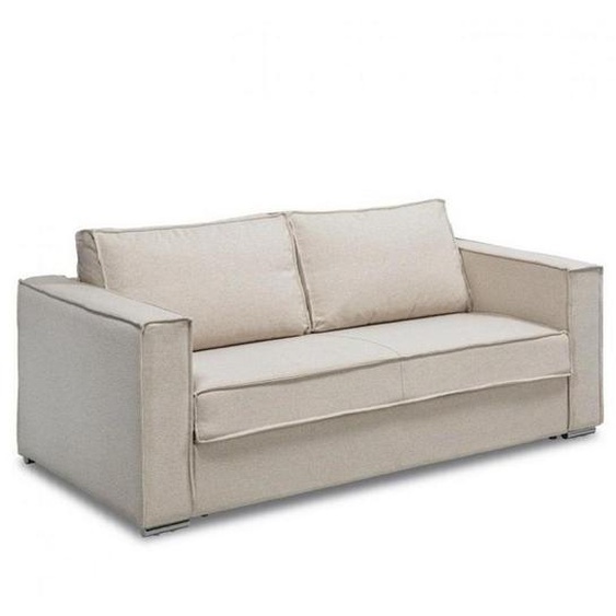 Canapé fixe  2 places IBIZA largeur 176 cm microfibre antara plus naturel