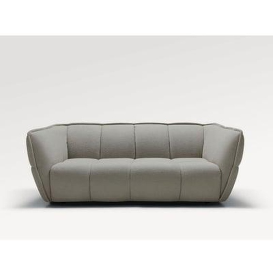 Canapé 2 places tissu chenille vert Elydic