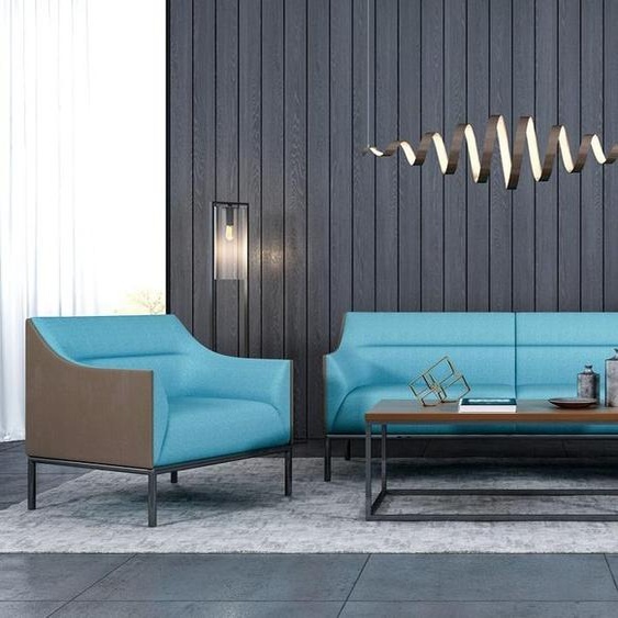 Canapé 3+1+1 Places Textile Coussin Garniture Nouveau