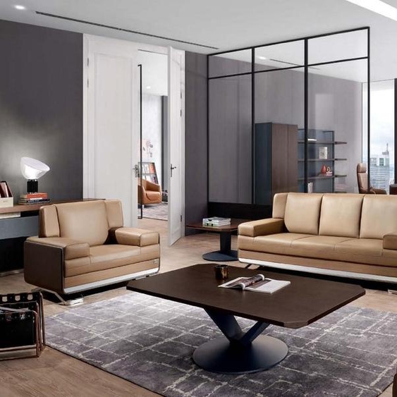 Canapé 3+1 places en simili-cuir relax moderne Canapé design Upholstery Couches