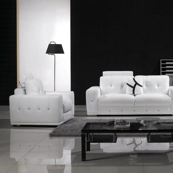 Canapé 3+2+1 places Canapé rembourré 3pcs cuir JVmoebel