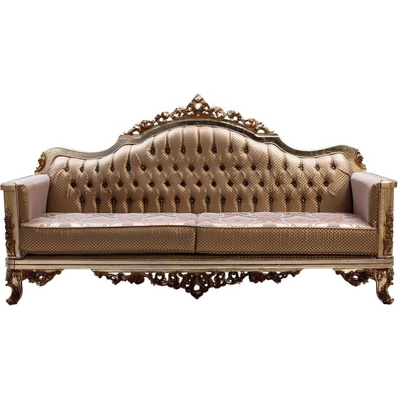 Canapé 3 places salon textile luxe design classique 3 places