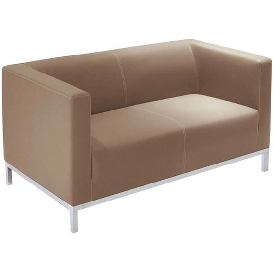 Canapé accueil Arga -  Vinyle - Taupe - 2 places