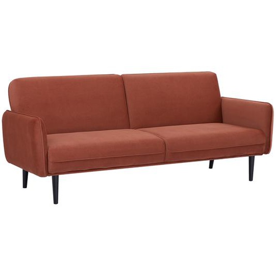 Canapé clic-clac Daria 3 places, Velours, Ambre - Ancien : prix 399€