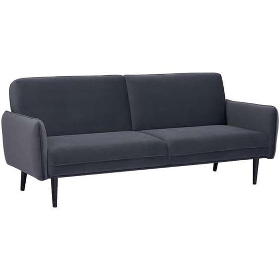 Canapé clic-clac Daria 3 places, Velours, Gris ardoise - Ancien : prix 399€
