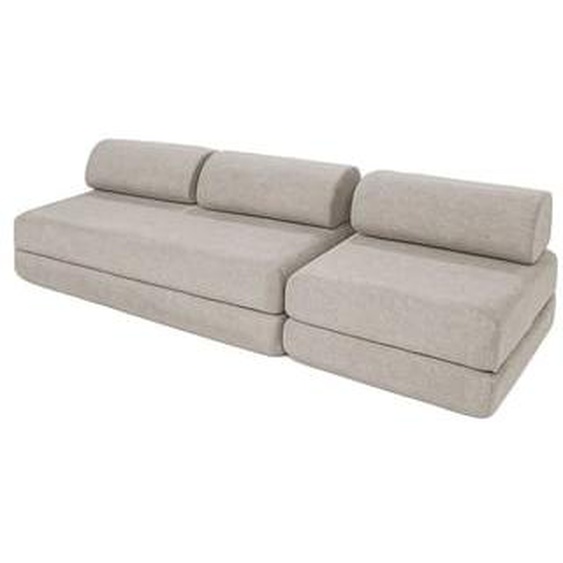 Canapé convertible 2-3 places + Fauteuil convertible extérieur gris