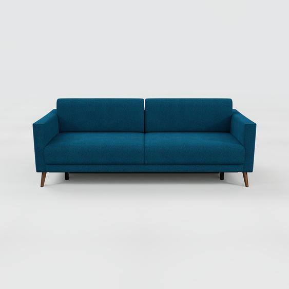 Canapé convertible - Bleu Océan, design épuré, canapé lit confortable, confortable avec coffre de rangement - 224 x 67 x 98 cm, modulable