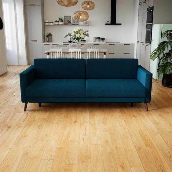 Canapé convertible - Bleu Océan, design épuré, canapé lit confortable, confortable avec coffre de rangement - 224 x 81 x 98 cm, modulable