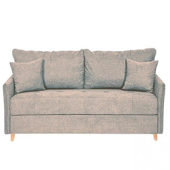 Canapé convertible express 140 RASPAIL matelas 16 cm sommier METAL Genesis Crème