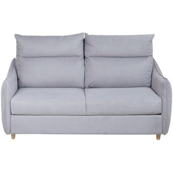 Canapé convertible flexbed tissu gris clair 3 places ANNIE