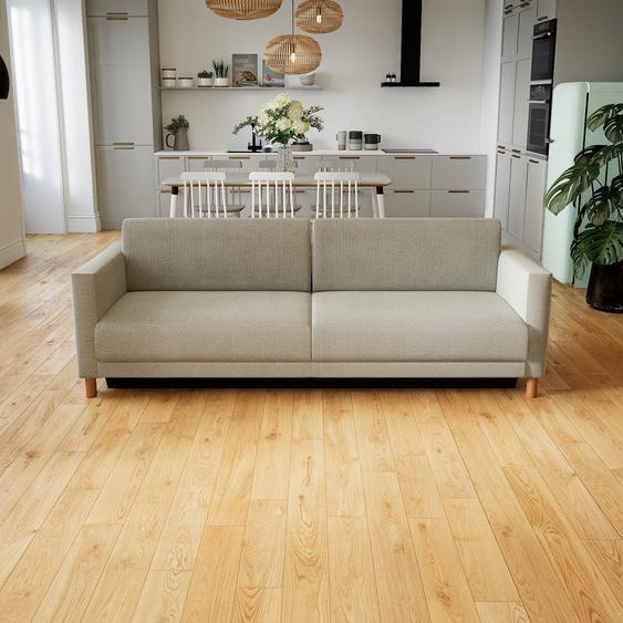 Canapé convertible - Gris Clair, design épuré, canapé lit confortable, confortable avec coffre de rangement - 225 x 75 x 98 cm, modulable