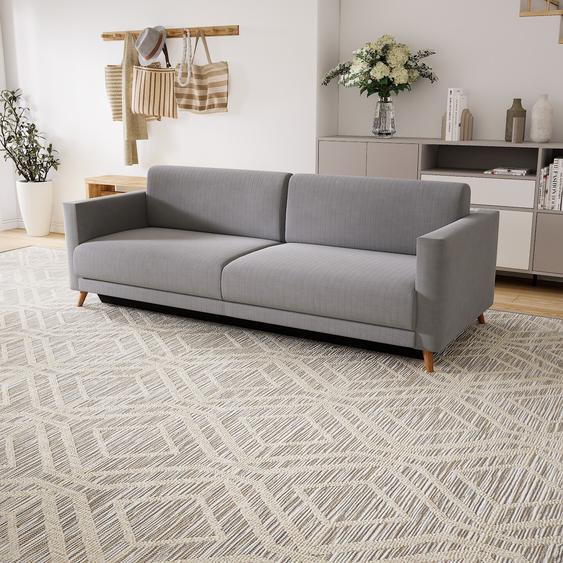 Canapé convertible - Gris Clair, design épuré, canapé lit confortable, confortable avec coffre de rangement - 225 x 75 x 98 cm, modulable