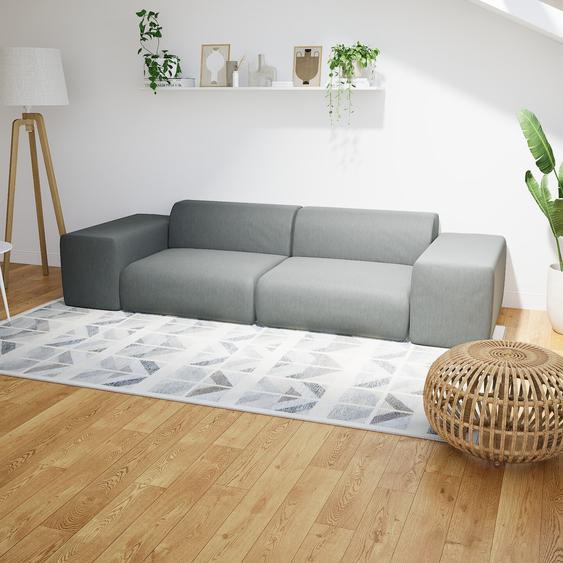 Canapé convertible - Gris Gravier, design arrondi, canapé lit confortable, moelleux et lit confortable - 294 x 72 x 107 cm, modulable