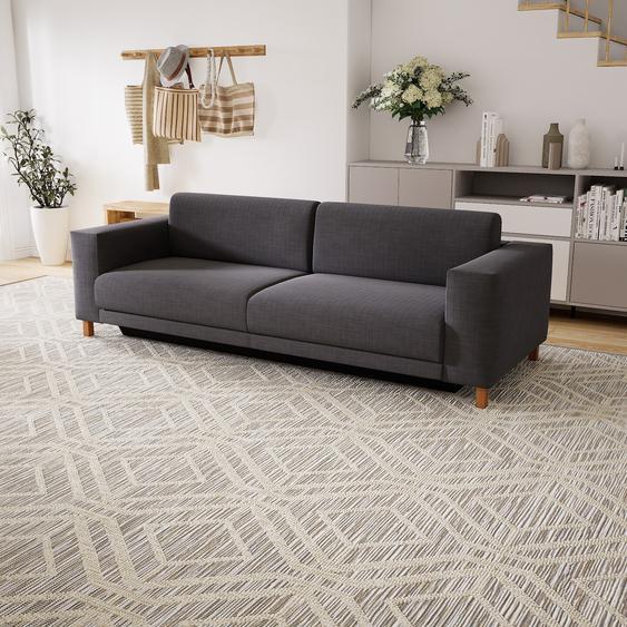 Canapé convertible - Gris Pierre, design épuré, canapé lit confortable, confortable avec coffre de rangement - 248 x 75 x 98 cm, modulable