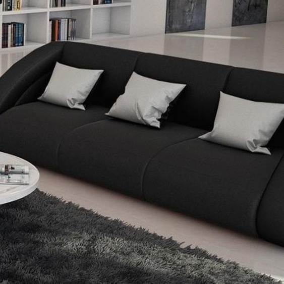 Canapé cuir 3 places design - Brooks - Simili cuir