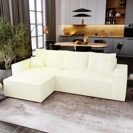 Canapé dangle avec fonction sommeil Majorka L - Canapé 280 cm avec coffre de lit, Canapé dangle en L, Canapé-lit Garniture - Cremig & Poso 38