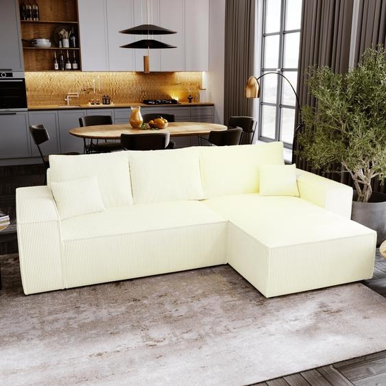 Canapé dangle avec fonction sommeil Majorka L - Canapé 280 cm avec coffre de lit, Canapé dangle en L, Canapé-lit Garniture - Cremig & Poso 38