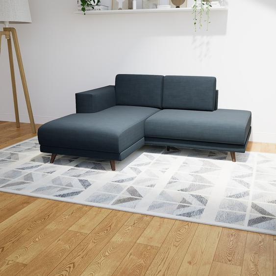 Canapé dangle - Bleu Nuit, design épuré, canapé en L ou angle, élégant avec méridienne ou coin - 184 x 75 x 162 cm, modulable