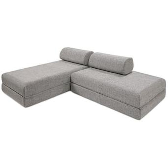 Canapé dangle convertible 5 places - Tissu tweed - Vert