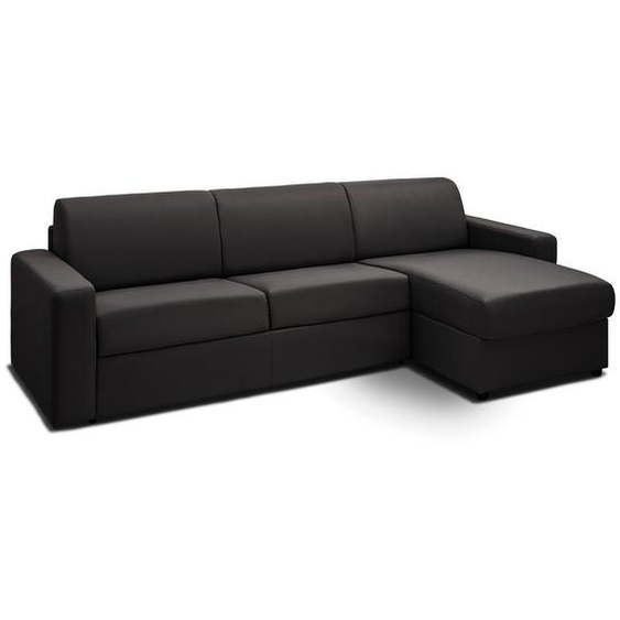 Canapé dangle réversible  convertible express MIDNIGHT velours gris couchage 140 cm