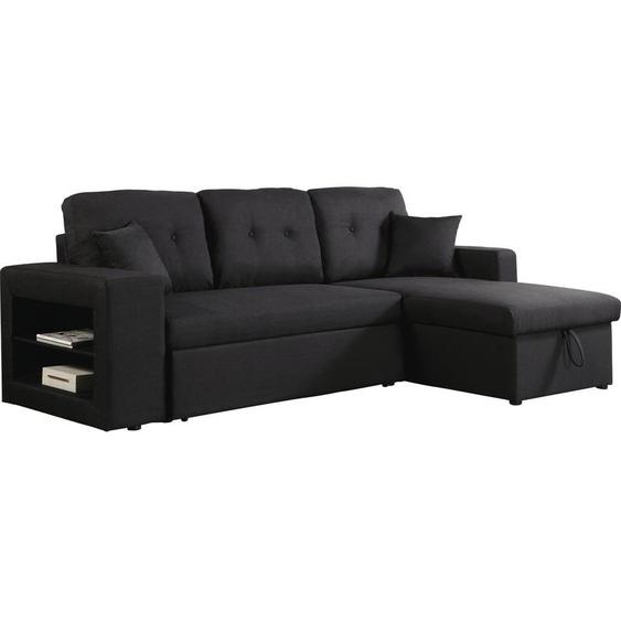 Habitat Et Jardin - Canapé dangle convertible/réversible Axel - 3 places - Noir