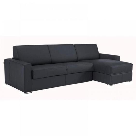 Canapé dangle fixe réversible DREAMER 292 cm méridienne coffre tweed twist graphite