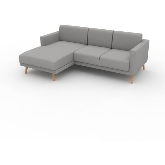 Canapé dangle - Gris Clair, design épuré, canapé en L ou angle, élégant avec méridienne ou coin - 224 x 81 x 162 cm, modulable