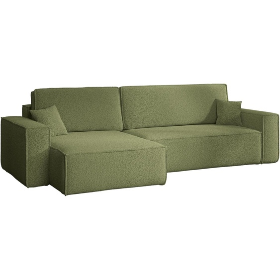 Canapé dangle Karl XL tissu Quelle 38 vert