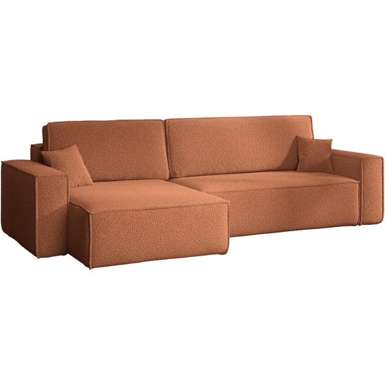 Canapé dangle Karl XL tissu Quelle 54 brique