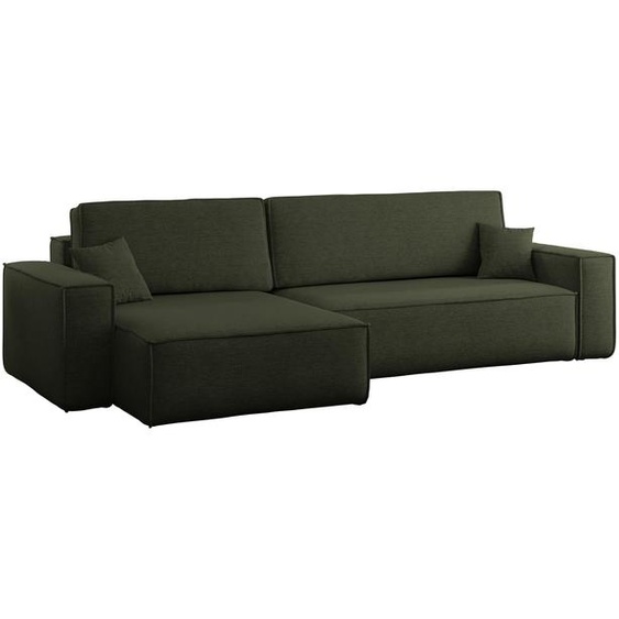 Canapé dangle Karl XL tissu Verita 39 vert foncé