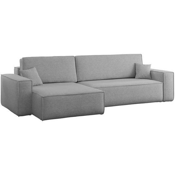 Canapé dangle Karl XL tissu Verita 81 gris cendré