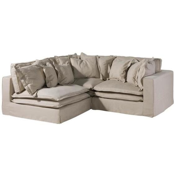 Canapé dangle polyester beige SYLT