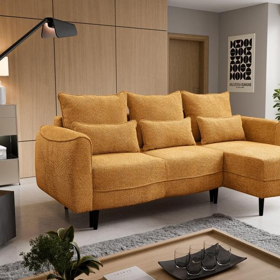 Canapé dangle Selio avec fonction de couchage et conteneur de literie Golden Droite