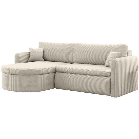 Canapé dangle universel Verona L avec fonction couchage, pour salon, beige