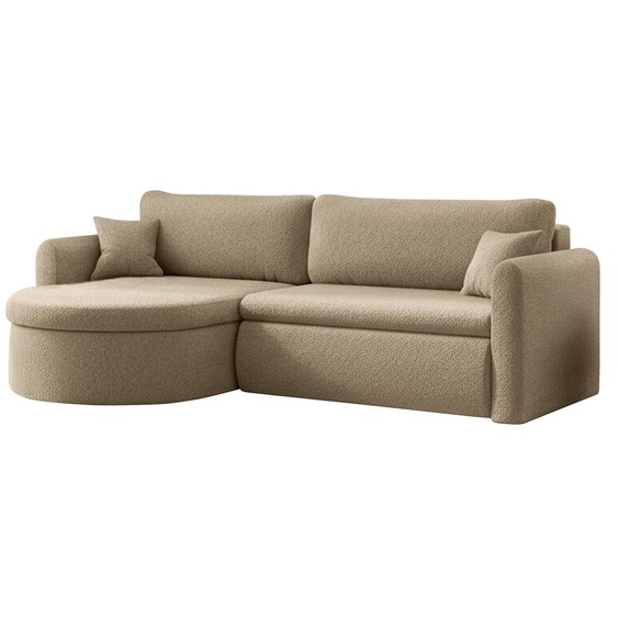 Canapé dangle universel Verona L avec fonction couchage, pour salon, beige